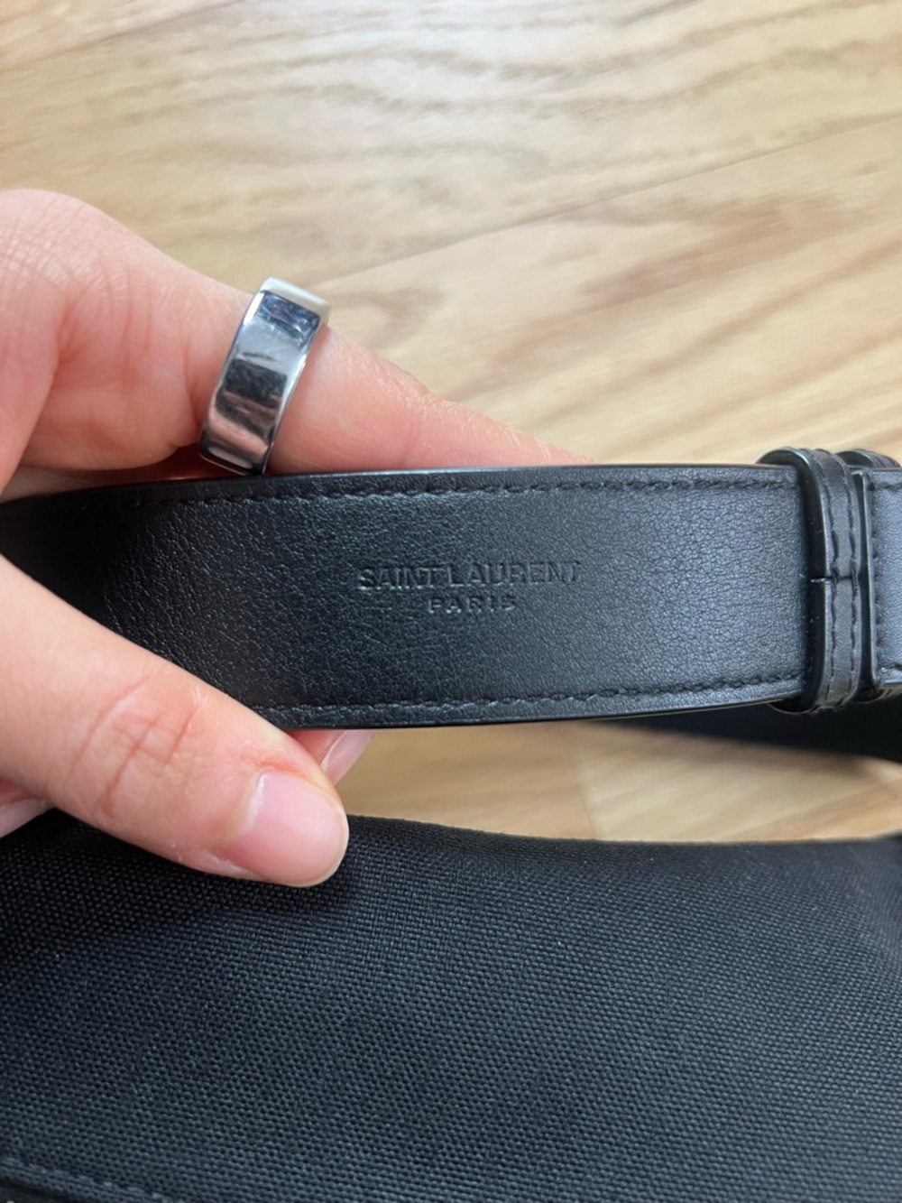 ✨ CASSANDRE CLASSIC CROSSBODY BAG IN CANVAS AND LEATHER ✨ - Picture 6 of 9